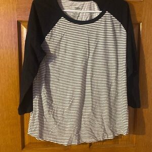 Long sleeve striped shirt